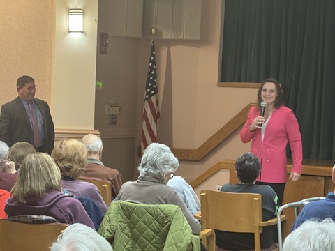 Surrogate Darling Speaking With Heath Village Retirement Community