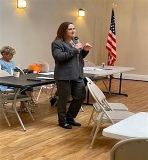 Surrogate Darling Speaking With Mine Hill Senior Group