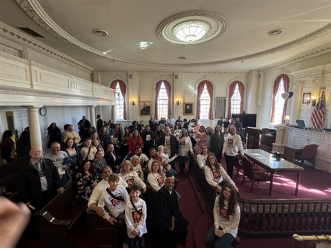 Parents and Kids at Adoption Day 2024